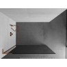 Mexen Kioto L Duschelement Walk-in 120 x 200 cm, Graphit, Roségold - 800-120-103-60-40