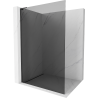 Mexen Kioto L Duschwand Walk-in 80 x 200 cm, graphit, schwarz - 800-080-103-70-40