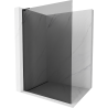 Mexen Kioto L Duschwand Walk-in 100 x 200 cm, grafit, schwarz - 800-100-103-70-40
