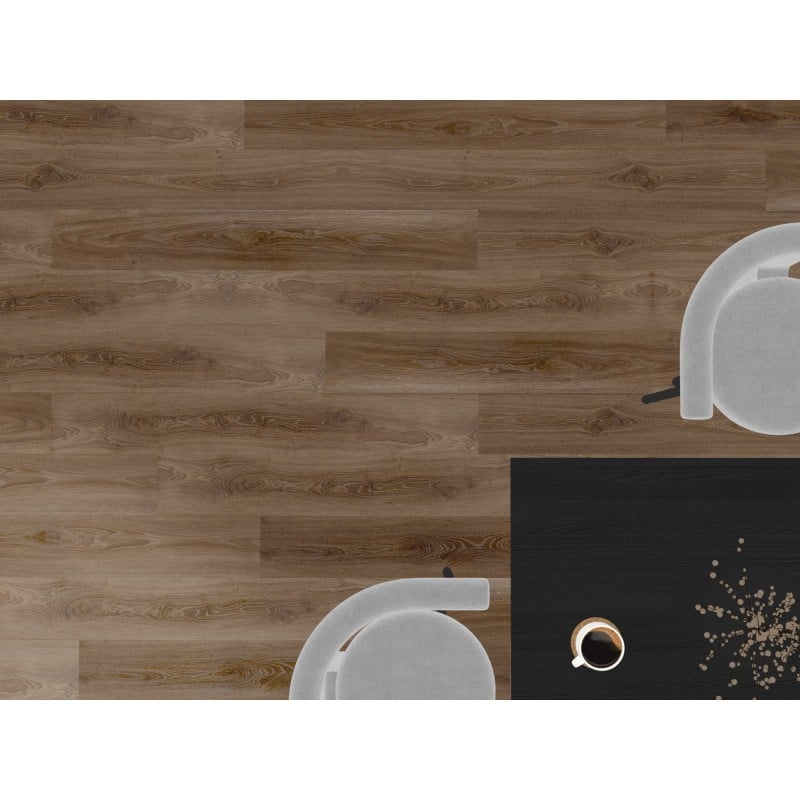 Mexen San Juan Vinylplatten 1240 x 182 mm SPC 6,5 mm, IXPE-Unterlage 1,5 mm, 4 V-Fuge, Eiche - F1049-1240-182-505-4V1-01