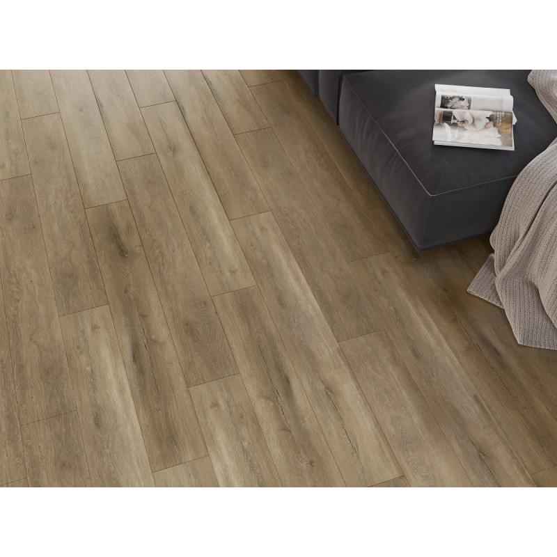 Mexen Long Creek Vinylpaneele 1240 x 182 mm SPC 6,5 mm, IXPE Unterlage 1,5 mm, 4 V-Fuge, Eiche - F1050-1240-182-505-4V1-01
