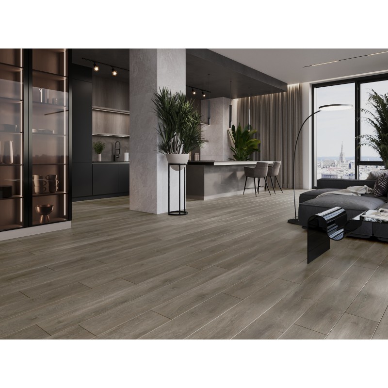 Mexen Sherwood Vinylpaneele 1240 x 182 mm SPC 6,5 mm, IXPE-Unterlage 1,5 mm, 4 V-Fuge, Eiche - F1051-1240-182-505-4V1-01