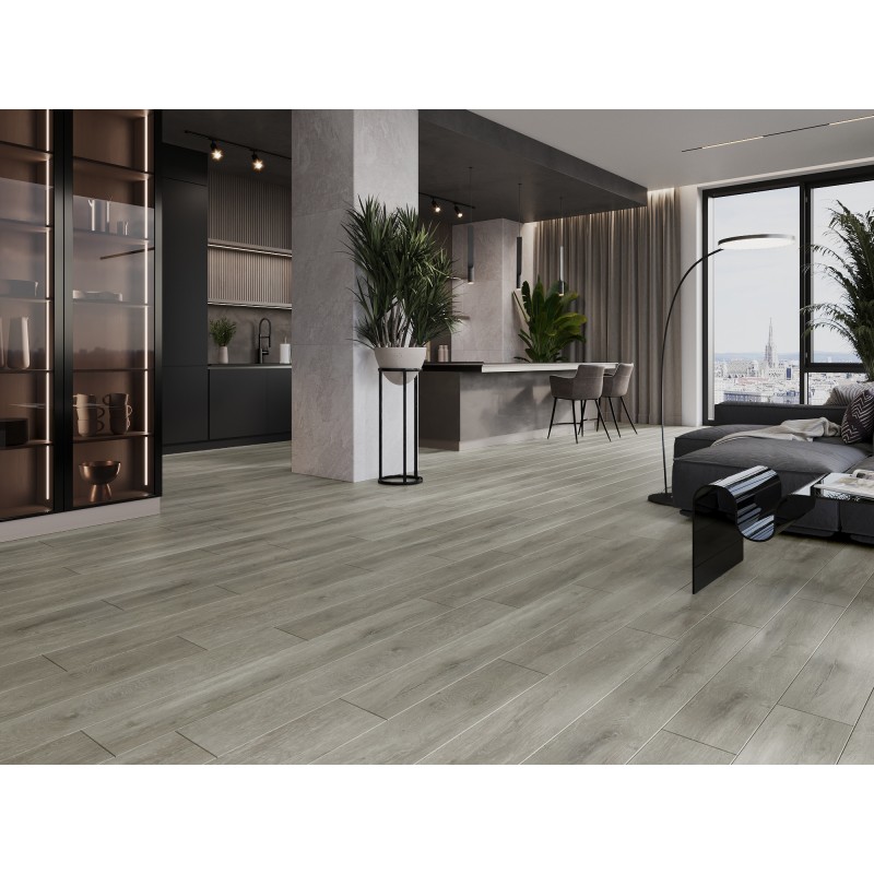 Mexen Riverdale Vinylplatten 1240 x 182 mm SPC 6,5 mm, IXPE-Unterlage 1,5 mm, 4 V-Fuge, Eiche - F1052-1240-182-505-4V1-01