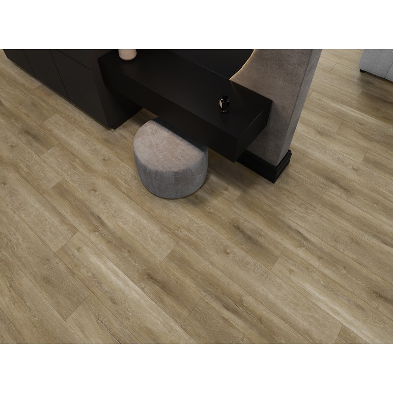 Mexen Clermont Vinylböden 1240 x 182 mm SPC 6,5 mm, IXPE-Unterlage 1,5 mm, 4 V-Fuge, Eiche - F1053-1240-182-505-4V1-01