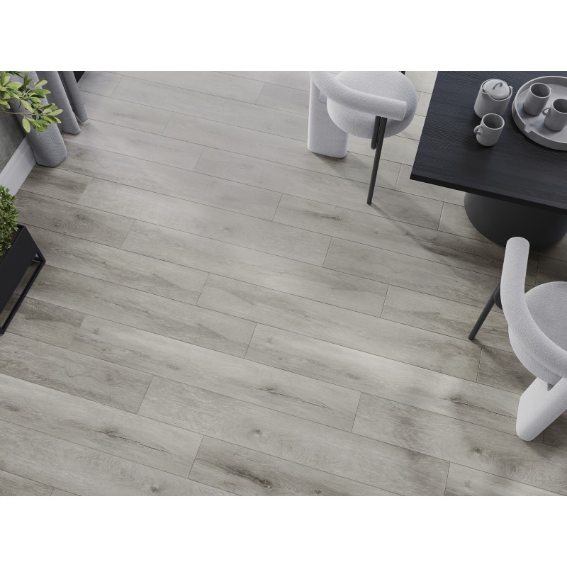 Mexen Boone Vinylplatten 1240 x 182 mm SPC 6,5 mm, IXPE Unterlage 1,5 mm, 4 V-Fuge, Eiche - F1054-1240-182-505-4V1-01