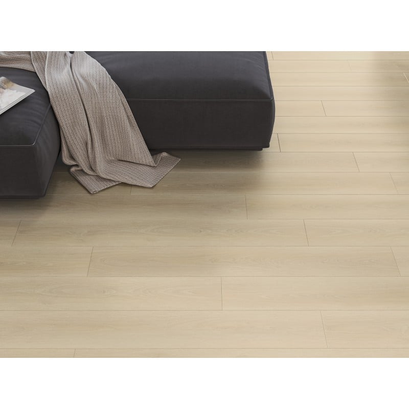 Mexen Charlotte Vinylplatten 1240 x 182 mm SPC 6,5 mm, IXPE Unterlage 1,5 mm, 4 V-Fuge, Eiche - F1055-1240-182-505-4V1-01