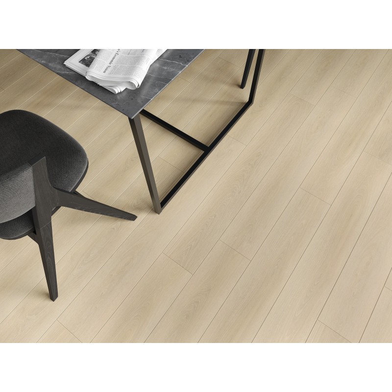 Mexen Charlotte Vinylplatten 1240 x 182 mm SPC 6,5 mm, IXPE Unterlage 1,5 mm, 4 V-Fuge, Eiche - F1055-1240-182-505-4V1-01