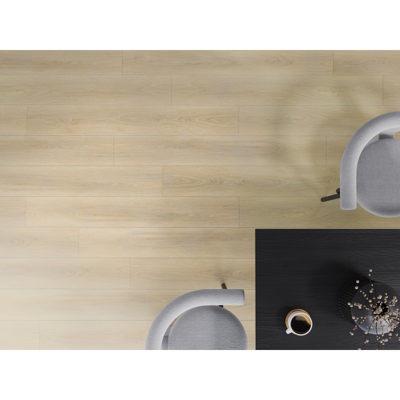 Mexen Kinston Vinylpaneele 1240 x 182 mm SPC 6,5 mm, IXPE Unterlage 1,5 mm, 4 V-Fuge, Eiche - F1057-1240-182-505-4V1-01