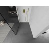 Mexen Kioto L Duschwand Walk-in 70 x 200 cm, schwarzer Rahmen, golden - 800-070-103-50-70