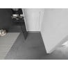 Mexen Kioto L Duschwand Walk-in 80 x 200 cm, schwarzes Gitter, weiß - 800-080-103-20-77