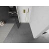 Mexen Kioto L Duschwand Walk-in 70 x 200 cm, schwarzes Gitter, Gold - 800-070-103-50-77