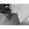 Mexen Kioto L Duschwand Walk-in 100 x 200 cm, schwarzes Muster, Chrom - 800-100-103-01-78