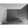 Mexen Kioto L Duschwand Walk-in 110 x 200 cm, Spiegel, Chrom - 800-110-103-01-50