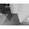 Mexen Kioto L Duschwand Walk-in 120 x 200 cm, schwarzes Muster, weiße - 800-120-103-20-78