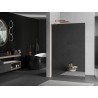 Mexen Kioto L Duschwand Walk-in 70 x 200 cm, Spiegel, gebürstetes Kupfer - 800-070-103-65-50