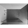 Mexen Kioto L Duschwand Walk-in 70 x 200 cm, Spiegel, gebürstetes Nickel - 800-070-103-97-50