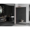 Mexen Kioto L Duschwand Walk-in 120 x 200 cm, Spiegel, Roségold - 800-120-103-60-50