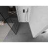 Mexen Kioto L Duschwand Walk-in 70 x 200 cm, schwarzes Muster, schwarz - 800-070-103-70-78
