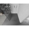 Mexen Kioto L Duschwand Walk-in 70 x 200 cm, weißes Muster, Chrom - 800-070-103-01-85