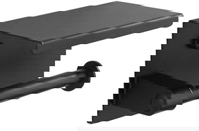 Mexen Toilettenpapierhalter mit Ablage, Schwarz - 701197-70