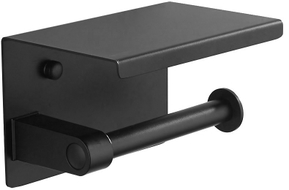 Mexen X Papierhalter mit Ablage, schwarz - 701197-70