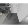 Mexen Kioto L Walk-In-Duschwand 120 x 200 cm, weiße Welle, weiß - 800-120-103-20-97