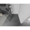 Mexen Kioto L Duschwand Walk-in 100 x 200 cm, weiße Welle, weiß - 800-100-103-20-97