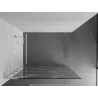 Mexen Kioto L Duschwand Walk-in 100 x 200 cm, weiße Welle, weiß - 800-100-103-20-97