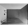 Mexen Kioto L Duschwand Walk-in 80 x 200 cm, weiße Welle, schwarz - 800-080-103-70-97