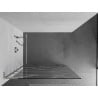 Mexen Kioto L Duschwand Walk-in 80 x 200 cm, weiße Welle, gebürstetes Nickel - 800-080-103-97-97