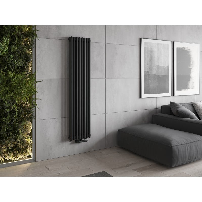 Mexen Denver dekorativer Heizkörper 1600 x 378 mm, 1487 W, anthrazit - W215-1600-378-00-66