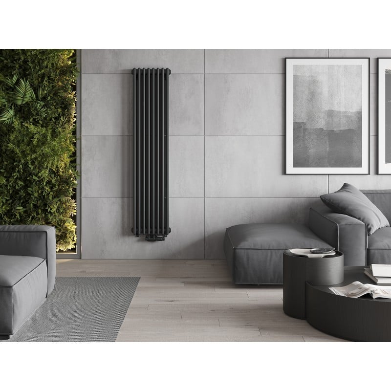 Mexen Denver dekorativer Heizkörper 1600 x 378 mm, 1487 W, anthrazit - W215-1600-378-00-66