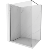 Mexen Kioto Duschwand Walk-in 60 x 200 cm, transparent 8 mm, Gun Metal - 800-060-101-95-00