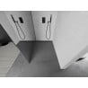 Mexen Kioto Duschwand Walk-in 70 x 200 cm, Spiegel 8 mm, Gunmetal - 800-070-101-95-50