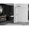 Mexen Kioto L Duschwand Walk-in 100 x 200 cm, matt, Gunmetal - 800-100-103-95-30