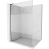 Mexen Kioto L Duschwand Walk-in 70 x 200 cm, transparent/matt, Gun Metal - 800-070-103-95-35