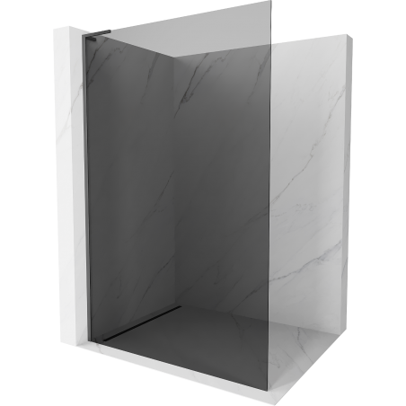 Mexen Kioto L Duschwand Walk-in 90 x 200 cm, grafit, Gun Metal - 800-090-103-95-40