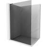 Mexen Kioto L Duschwand Walk-in 90 x 200 cm, grafit, Gun Metal - 800-090-103-95-40