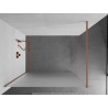 Mexen Kioto Duschwand Walk-in 70 x 200 cm, Frost 8 mm, gebürstetes Kupfer - 800-070-101-65-30