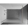 Mexen Kioto Duschwand Walk-in 90 x 200 cm, Frostglas 8 mm, gebürsteter Nickel - 800-090-101-97-30