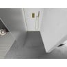 Mexen Kioto Duschwand Walk-in 110 x 200 cm, Frost 8 mm, Gold gebürstet - 800-110-101-55-30