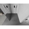 Mexen Kioto L Duschwand Walk-in 90 x 200 cm, Spiegel, Gun Metal - 800-090-103-95-50