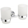 Mexen Tiber doppelter Zahnbürstenhalter, Chrom - 7050552-00