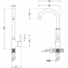 Mexen Elias Granitspüle 1-Becken mit Abtropffläche und Küchenarmatur Telma, beige - 6511-69-670200-69