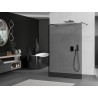 Mexen Kioto freistehende Duschwand 130 x 200 cm, Graphit 8 mm, Gun Metal - 800-130-002-95-40