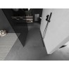 Mexen Kioto freistehende Duschwand 140 x 200 cm, Grafit 8 mm, Gun Metal - 800-140-002-95-40