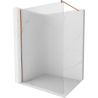 Mexen Kioto Duschwand Walk-in 90 x 200 cm, Streifen 8 mm, gebürstetes Kupfer - 800-090-101-65-09