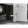 Mexen Kioto-R Abgerundete Duschwand Walk-in 110 x 200 cm, transparent 8 mm, gebürstetes Gun Gray - 800-110-101-66-06