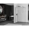 Mexen Kioto-R abgerundete Walk-In-Duschwand 140 x 200 cm, transparent 8 mm, Gunmetal - 800-140-101-95-06