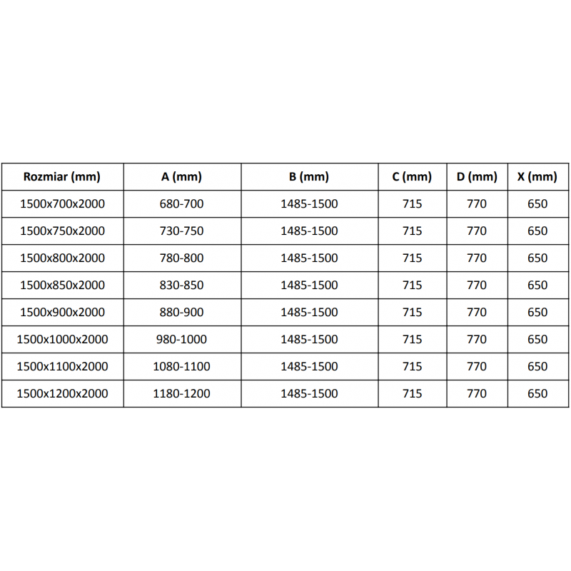 Mexen Velar Duschkabine Schiebetür 150 x 100 cm, Graphit, Roségold - 871-150-100-41-60